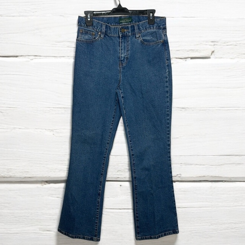 Lauren Ralph Lauren Women's Boot Cut Denim Jeans Medium Wash Size 6 31” inseam